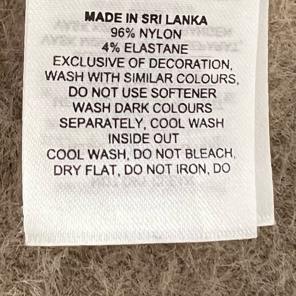 Gymshark Whitney Simmons Eyelash Knit Jacket Tan Brown Extra Large - Picture 9 of 9